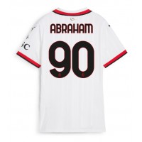 AC Milan Tammy Abraham #90 Vieraspaita Naiset 2024-25 Lyhythihainen